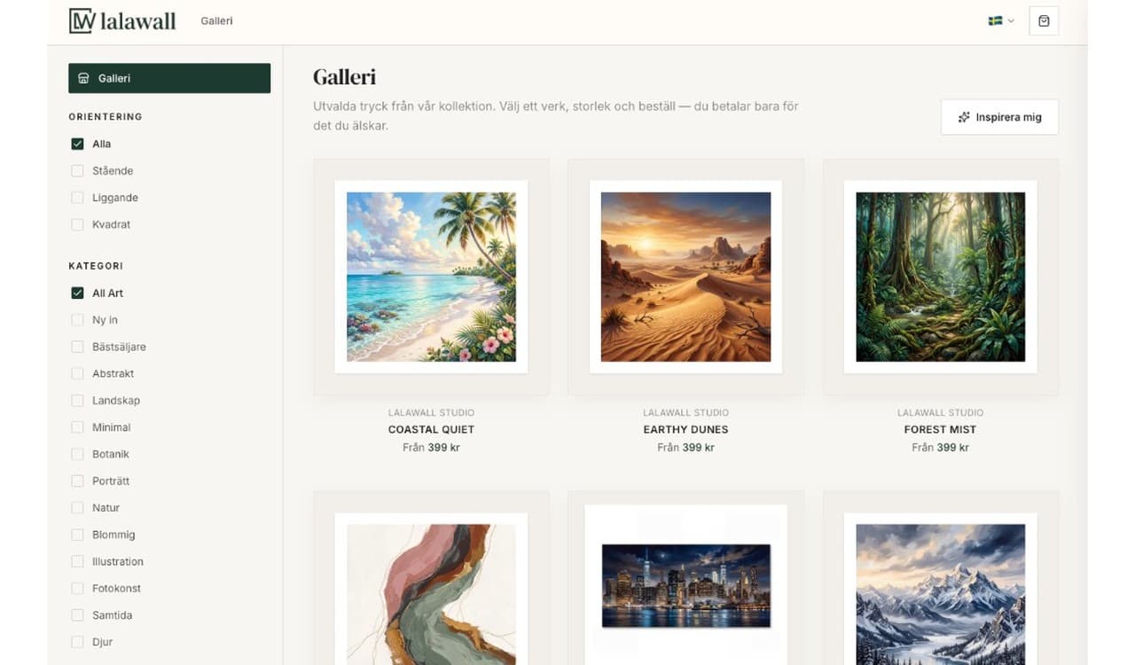 Homepage for lalawall